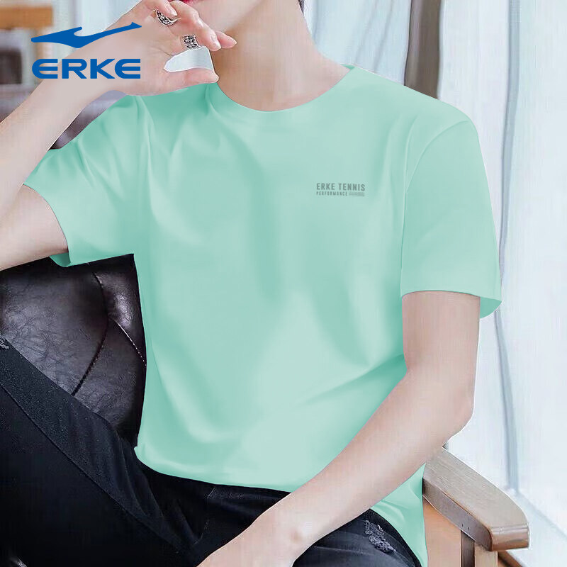 鸿星尔克短袖T恤男棉质2026新款夏季男士冰丝红星官方旗舰店男装