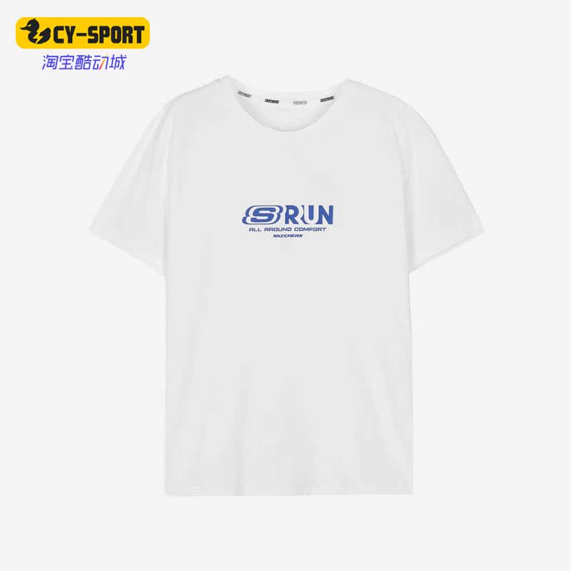 斯凯奇正品大童运动休闲透气短袖