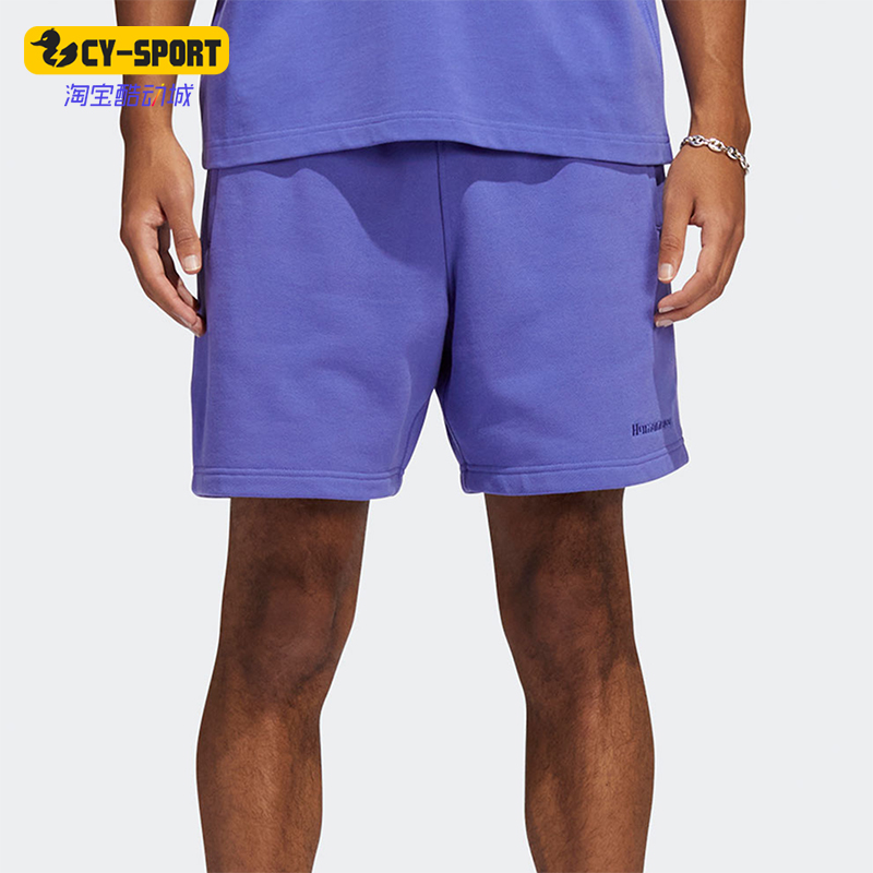 阿迪达斯男女宽松透气休闲短裤