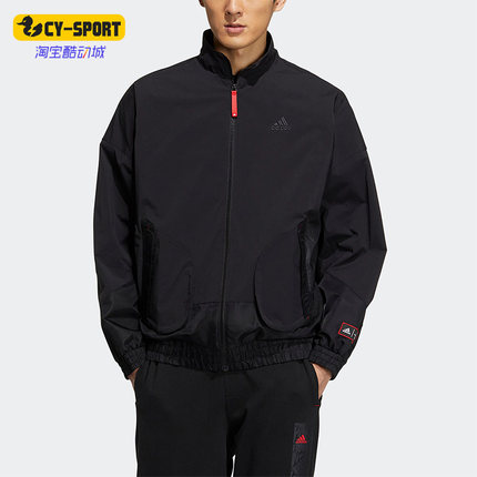 Adidas/阿迪达斯正品春季新款男子运动宽松夹克外套HZ3037