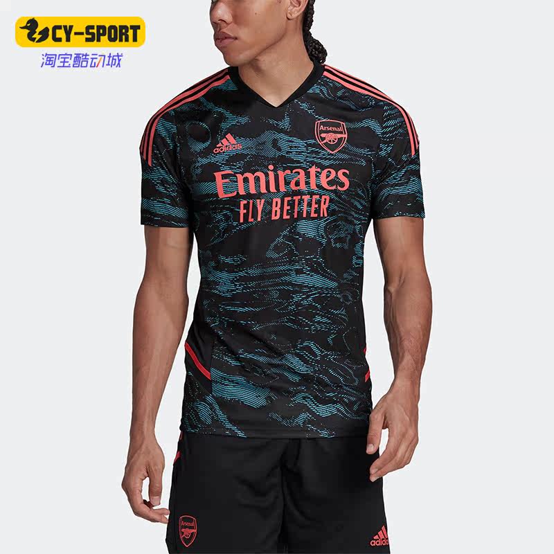 Adidas/阿迪达斯正品阿森纳新款男子透气足球运动短袖球衣 HC1251,运动服/休闲服装,运动T恤,淘宝优惠券,粉丝福利购,淘宝优惠卷