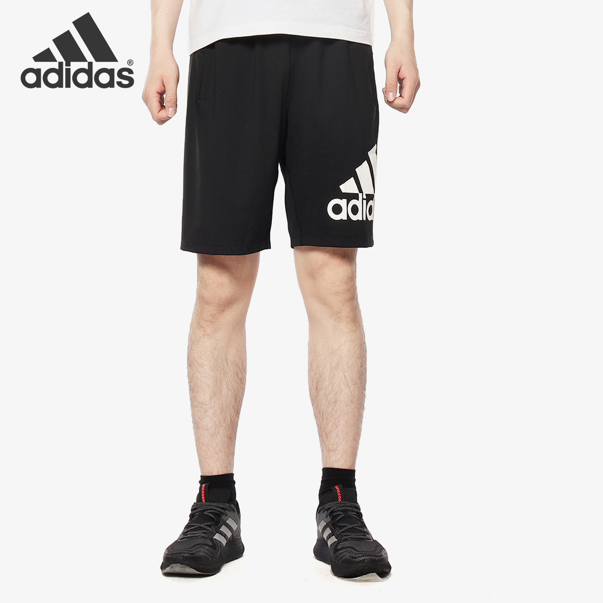adidas正品男子休闲运动五分短裤
