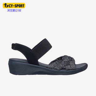 新款 女士时尚 斯凯奇正品 缓震坡跟休闲凉鞋 夏季 Skechers