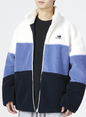 New Balance/NB正品新款男女时尚立领羊羔毛保暖外套6DC44823-NV