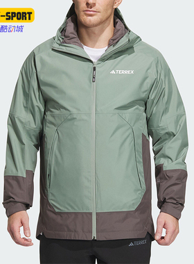 Adidas/阿迪达斯正品户外男士三合一羽绒内胆冲锋衣IP0735