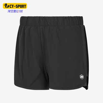 Skechers/斯凯奇正品新款女子休闲透气训练运动松紧短裤P222W041