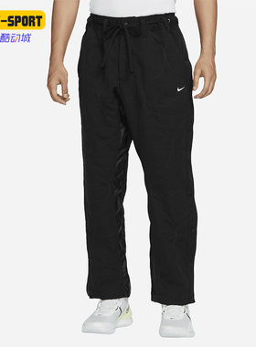 Nike/耐克正品新款男子时尚梭织排扣舒适直简篮球运动长裤FD7612