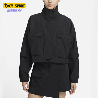 耐克女子可拆卸袖两穿运动外套