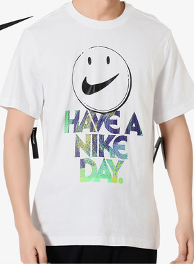 Nike/耐克正品 男装夏季时尚短袖笑脸运动短袖休闲T恤 CI2190