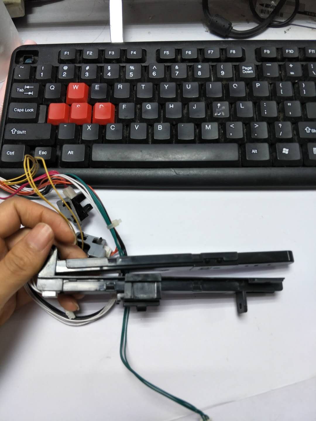 拆机TOSHIBA东芝B-SX5T SX4T条码打印机碳带感应器标签感应器配件