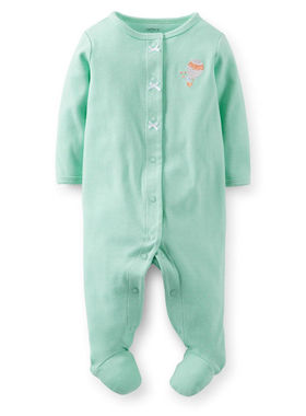 亏本清仓不卖了 Carters童装长袖连体衣女童宝宝新生儿哈衣爬服