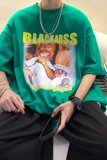 1014A~FT062~2022新款美式T恤男潮牌夏季短袖宽松上衣服p38限价49，男装T恤，星座502-2（原1014A）