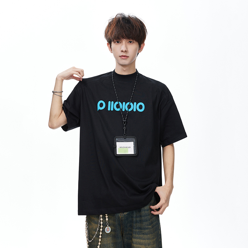 夏季新款短袖T恤男潮牌撞色插肩半袖上衣，男装T恤，星座1014A（原星座1014-1）