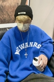 1014A-KS005冬季圆领毛衣男潮牌加厚针织衫潮流百搭线衣P70限价89，男装针织衫/毛衣，星座502-2（原1014A）
