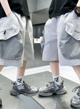 男童裤子2026儿童夏季新款工装短裤款冬休闲中大童运动薄款男孩