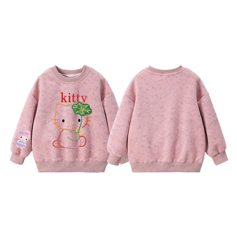 2025韩版童装KT猫库洛米儿童长袖春秋百搭潮流洋气卡通