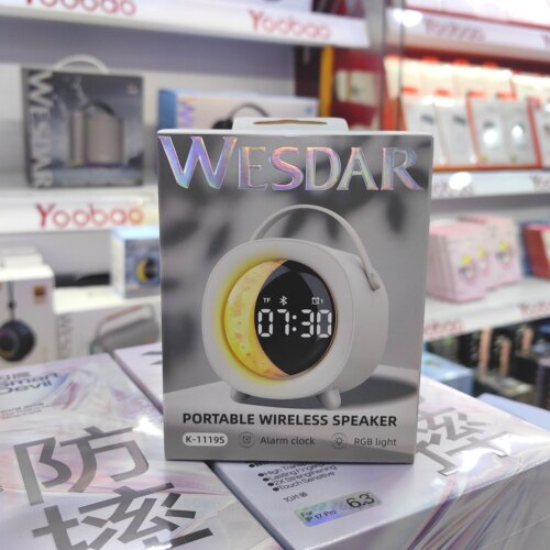 伟仕达K1119S蓝牙音箱迷你便携闹钟音箱