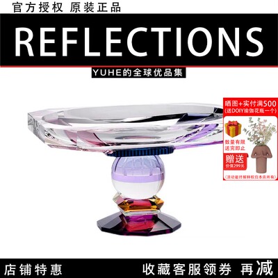 【官方授权】丹麦Reflections Copenhagen Georgia果盘水晶置物盘