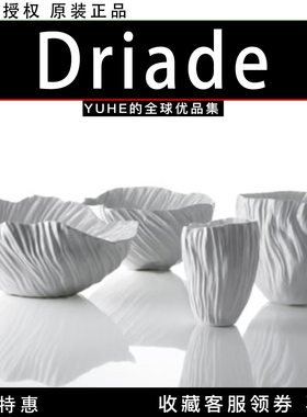【官方授权】意大利Driade Adelaide骨瓷花瓶系列客厅花器摆件礼