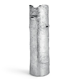 【官方授权】美国Michael Aram Bark超大号抛光花瓶银色居家摆件