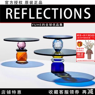 【官方授权】丹麦Reflections水晶托盘哥本哈根下午茶精致糕点盘