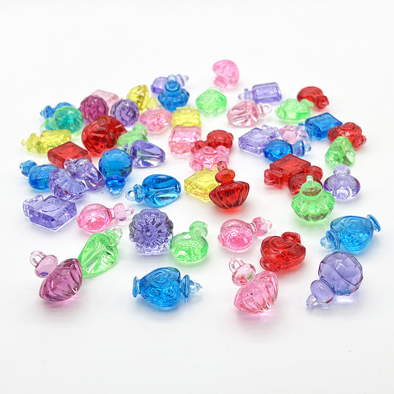 儿童宝石塑料水晶小玩具公主七彩宝石香水瓶男孩幼儿园分享小礼物,玩具/童车/益智/积木/模型,手工串珠/穿珠/首饰编织,淘宝优惠券,粉丝福利购,淘宝优惠卷