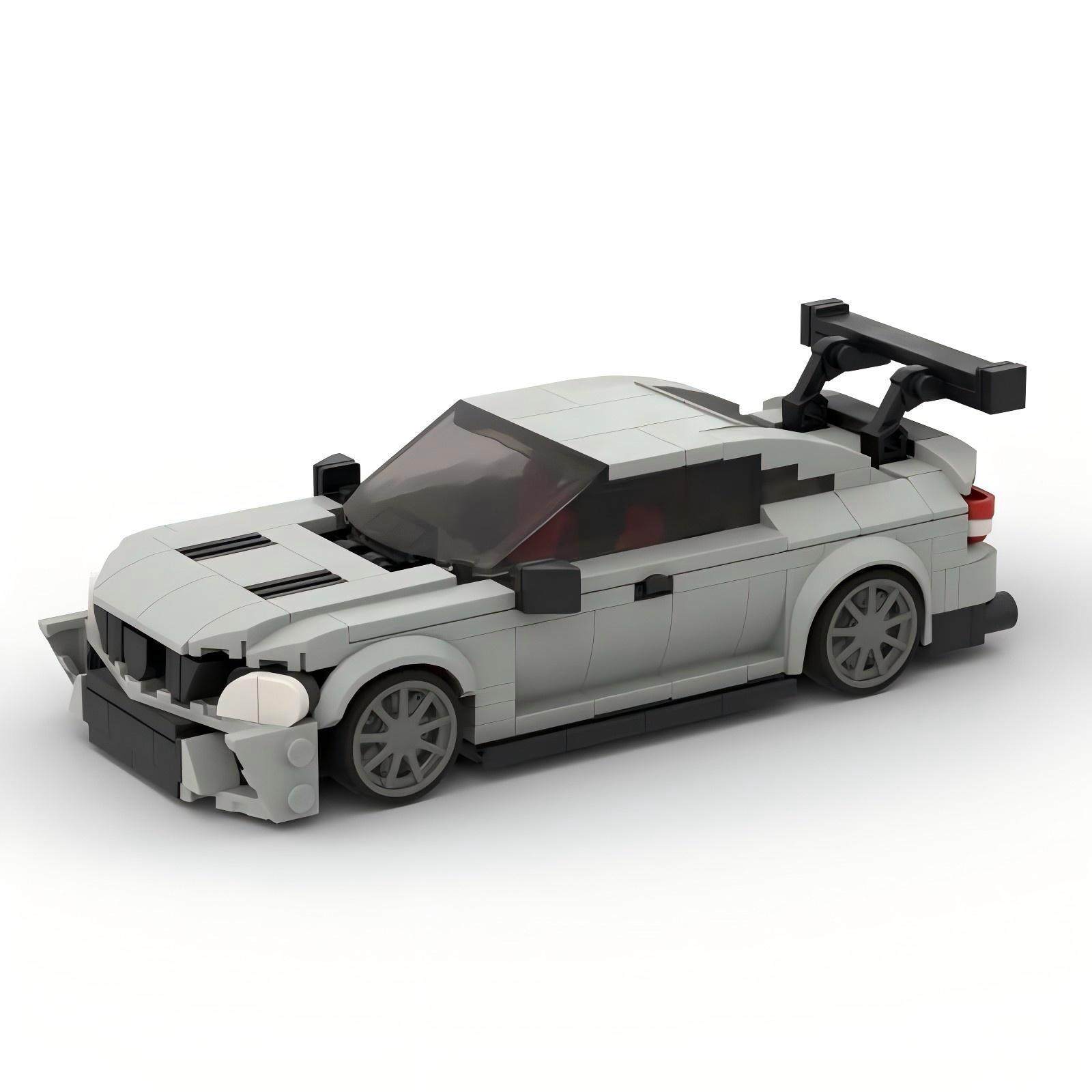 国产积木MOC-148379 奔驰 AMG C63创意汽车模型摆件颗粒玩具