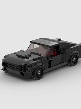 MOC-48751 福特Murderstang积木国产积木 speed系列8格车拼装