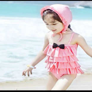 小女孩泳装 连体分体有弹性专柜撤店处理担心尺寸可以购买退货保险