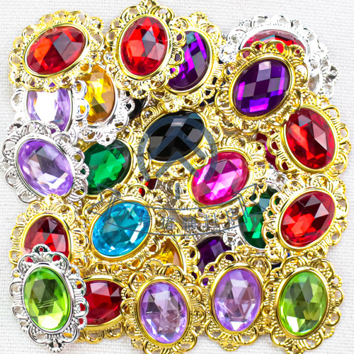 亚克力钻宝石民族金属底托帽子