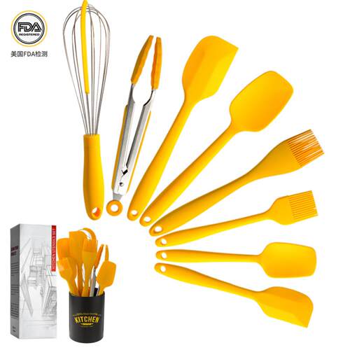 硅胶烘焙工具8件套套装刮刀spatula set烘培用具刮铲baking tools