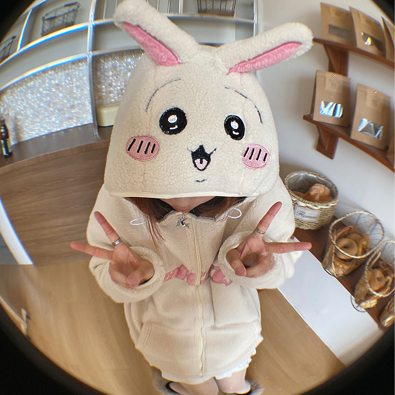 国潮连帽外套国潮美式秋冬