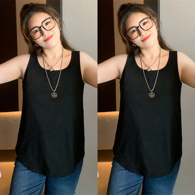 大码女装300斤胖m吊带韩版背心