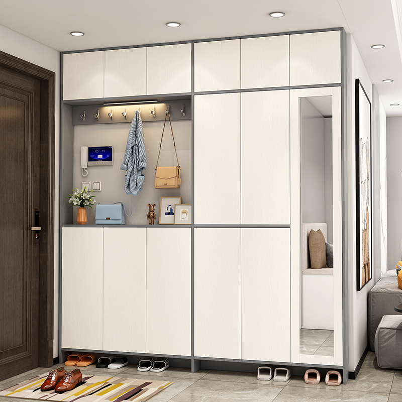 轻奢超薄鞋柜客厅入户玄关隔断柜