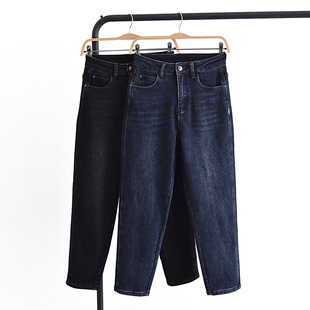 子垂感 设计感小众老爹裤 微瑕清 复古哈伦显瘦加厚牛仔裤