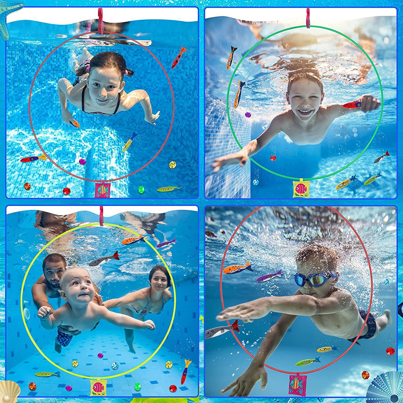 学游泳潜水圈穿越门教学玩具练习闭气戏水教练教具训练环浮潜道具 运动/瑜伽/健身/球迷用品 戏水玩具 原图主图