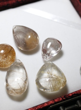 天然发晶吊坠 招财转运