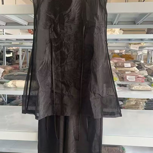 朵以2024夏装专柜正品时尚国风系列套装气质款39dx839002