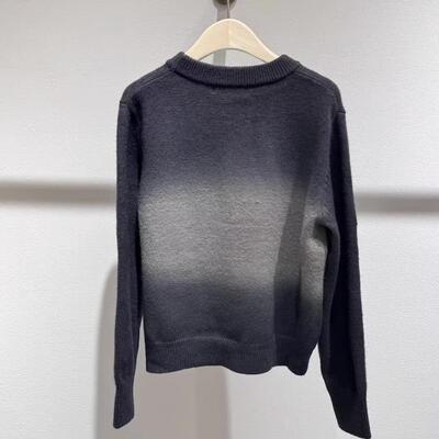 朵以2024冬装新款正品渐变套头圆领针织毛衣上衣39DD528035