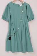 duoyi朵以2023夏装新款正品休闲时尚连衣裙37dx843016