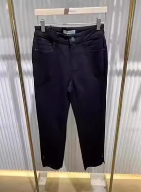 duoyi/朵以2023秋新品女牛仔长裤专柜正品38DQ231120