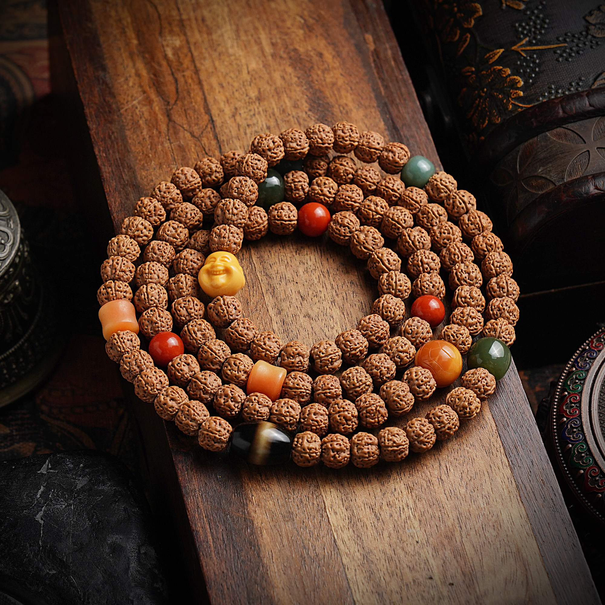 老树王小金刚菩提子手串