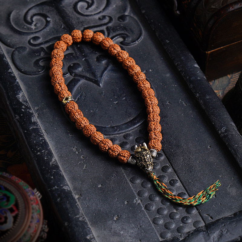 树王籽小金刚菩提子文玩五瓣原籽爆肉盘玩佛珠手持马年本命年手串