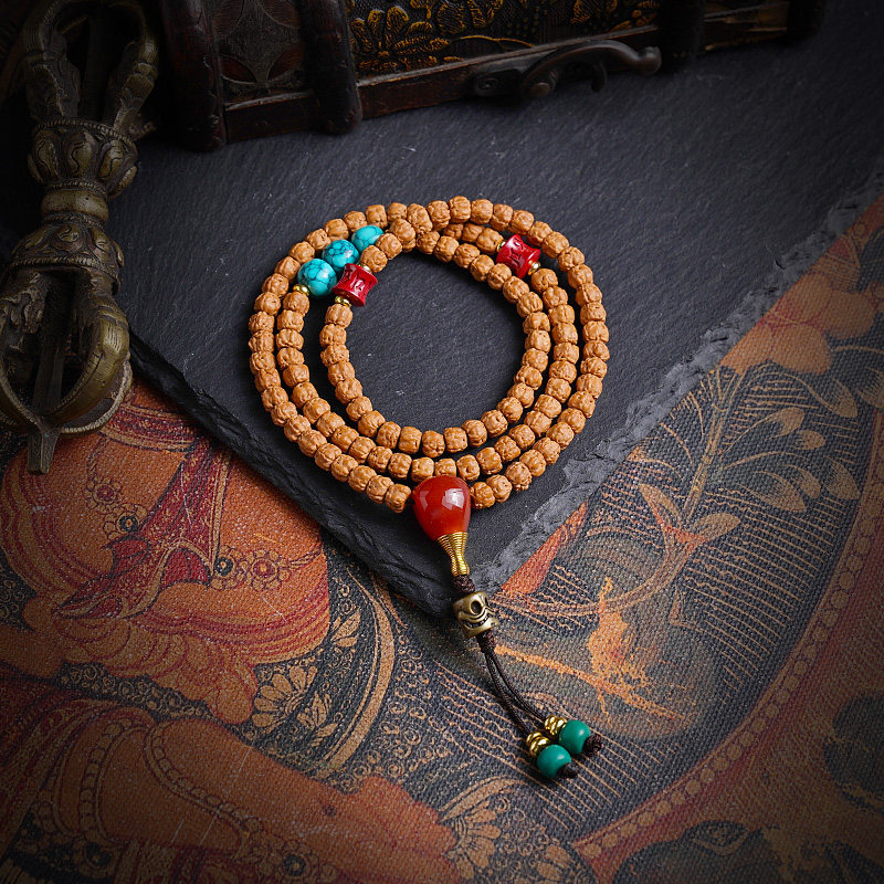 藏式佛手小金刚菩提子手串