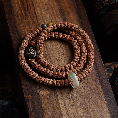 五瓣树王小金刚菩提手串配饰项链