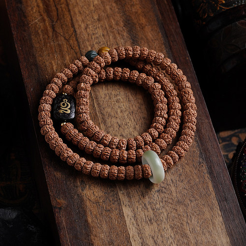 五瓣树王小金刚菩提手串配饰项链