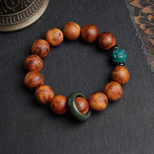 崖柏手串真品男太行山天然满瘤疤收藏级盘玩高端老料文玩配饰貔貅