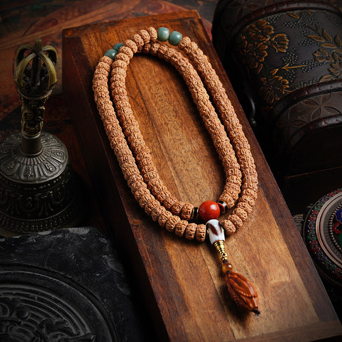 薄切老树王小金刚菩提子手串