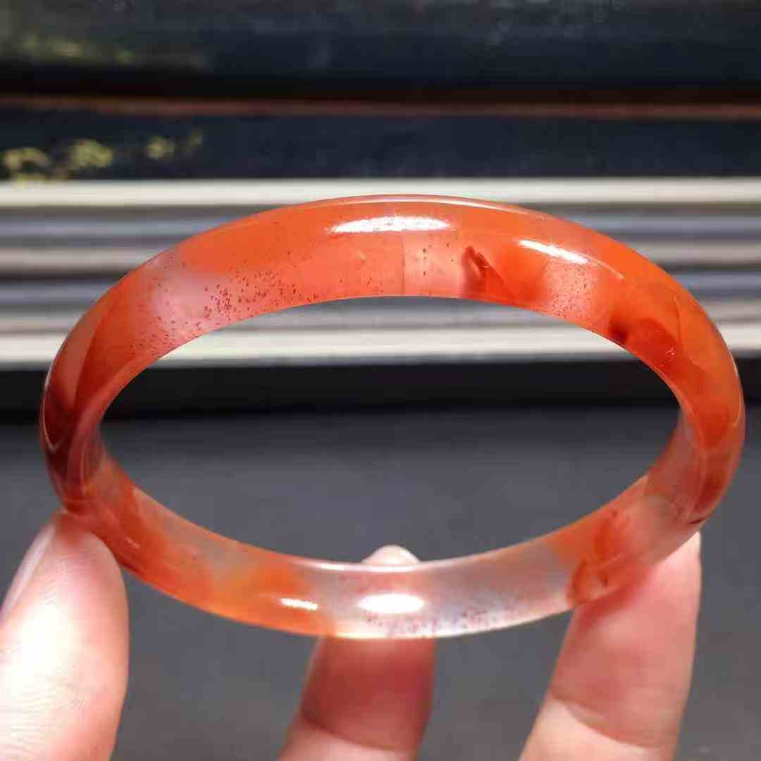 天然南红玛瑙樱桃红手镯