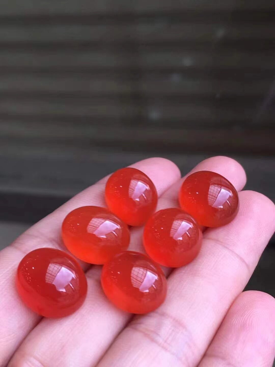 天然南红玛瑙戒面戒指女款随行老型手链手串佛珠满色满肉保山冰红